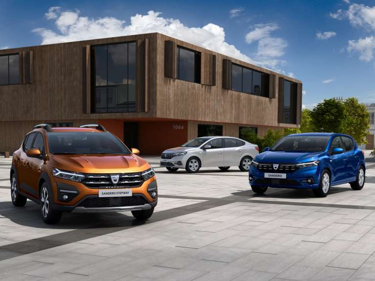 Dacia introduceert nieuwe Sandero, Sandero Stepway en Logan